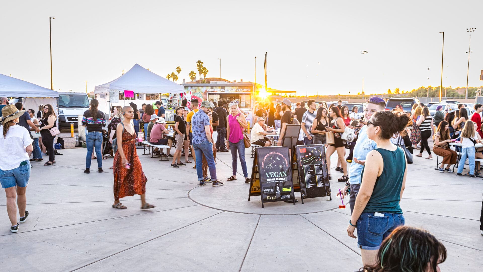 Sneak Peek of the VIP Lounge Menu at Vegan Tucson Night Market