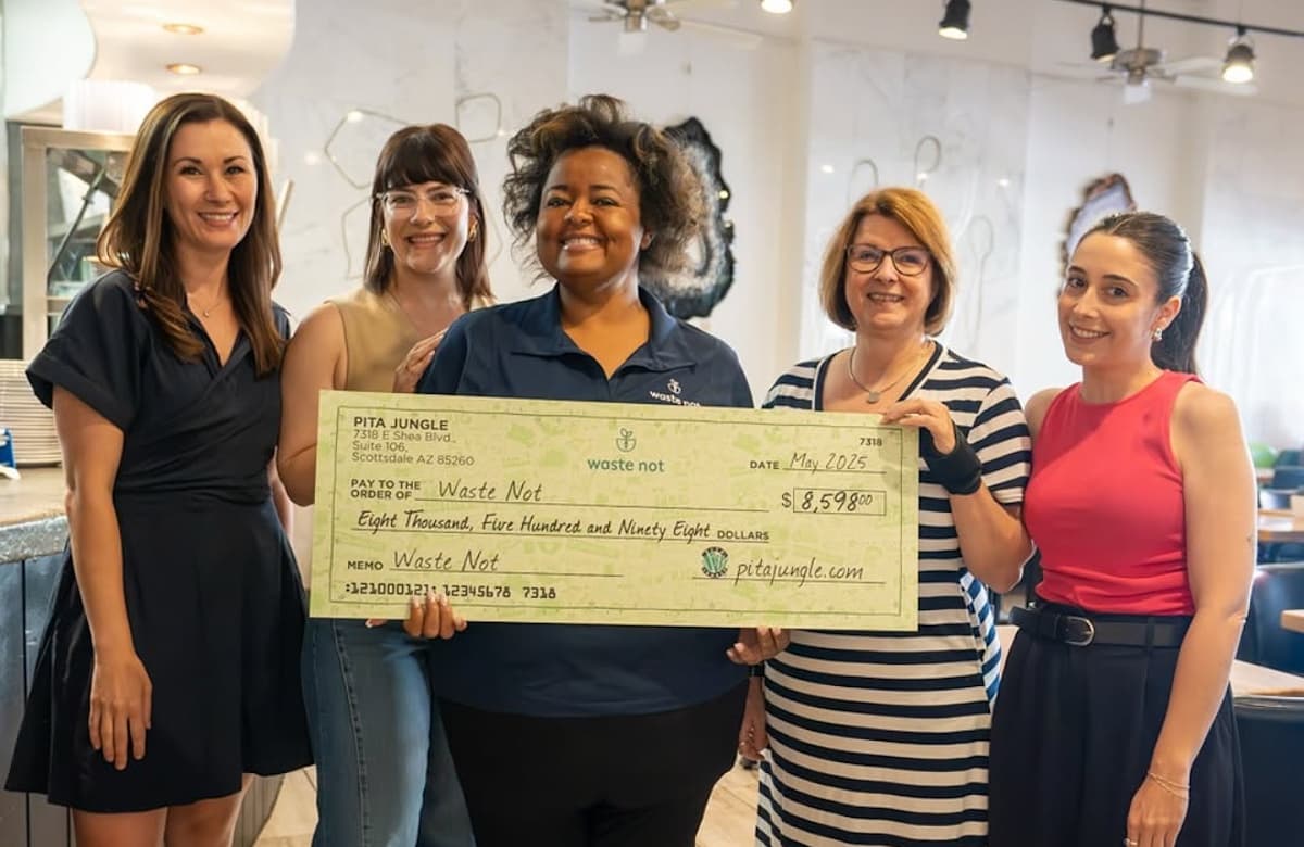 Over $8,000 Raised for AZ Food Rescue Nonprofit ‘Waste Not’