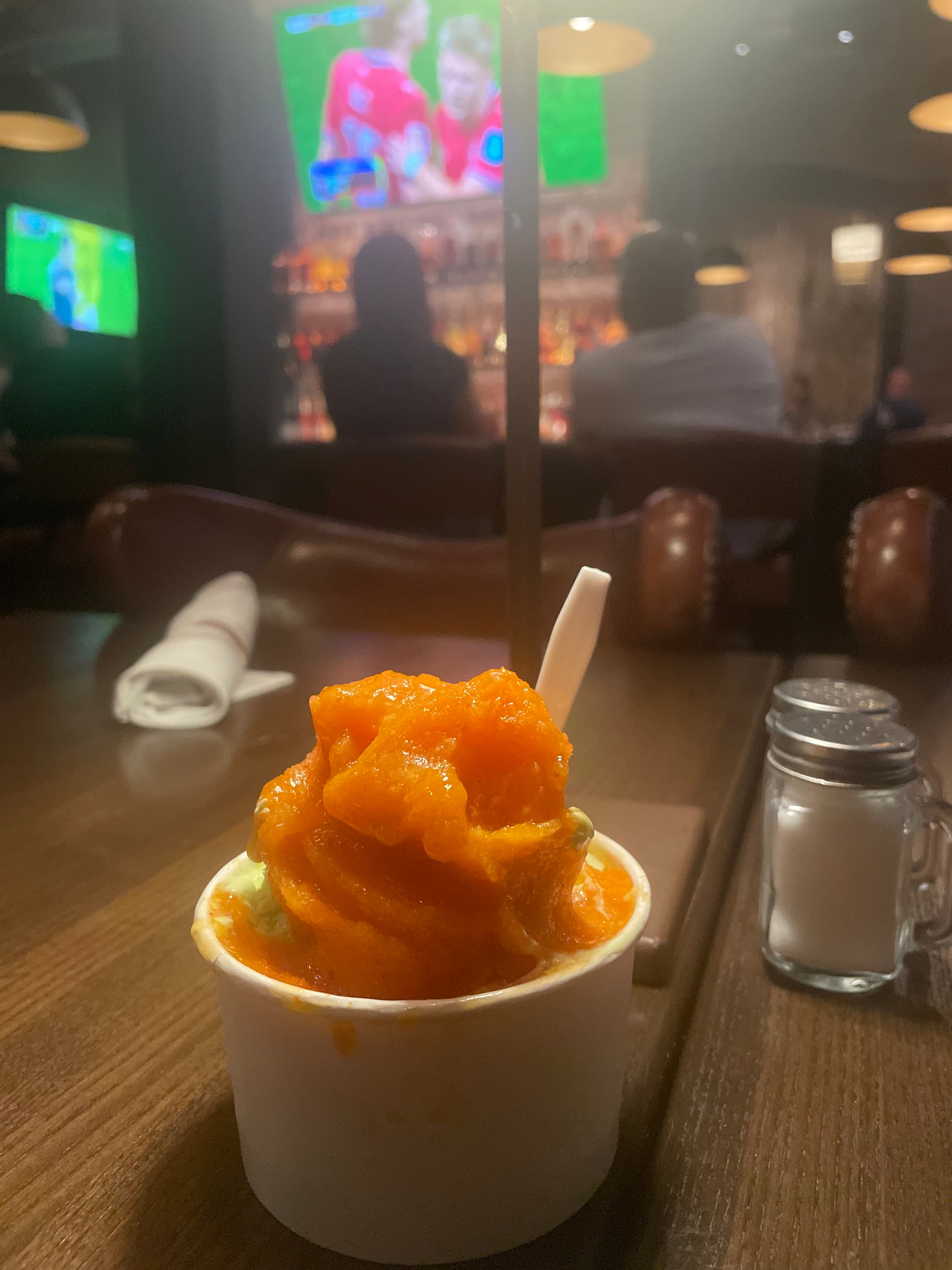 Mango Chamoy and Pistachio
