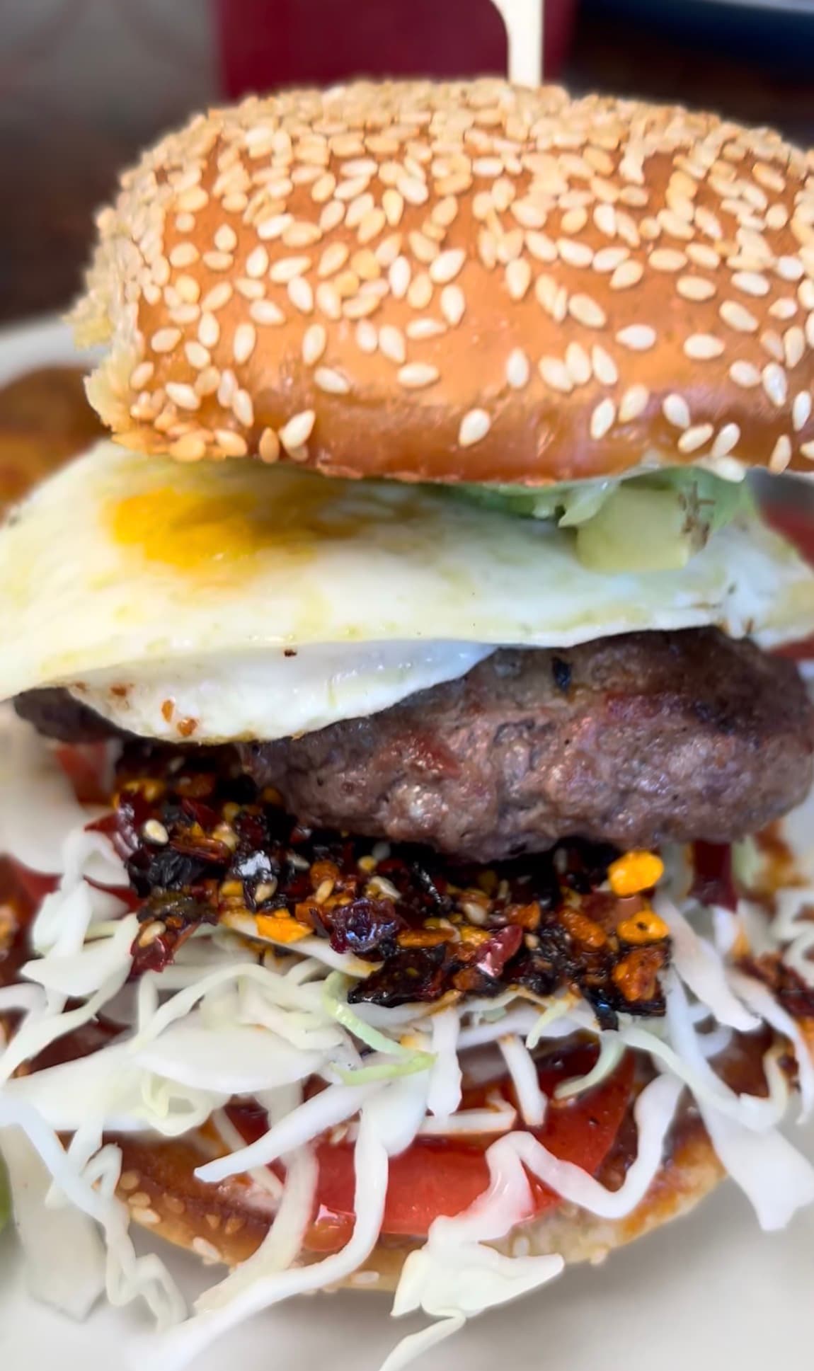 T&P Burger with Egg