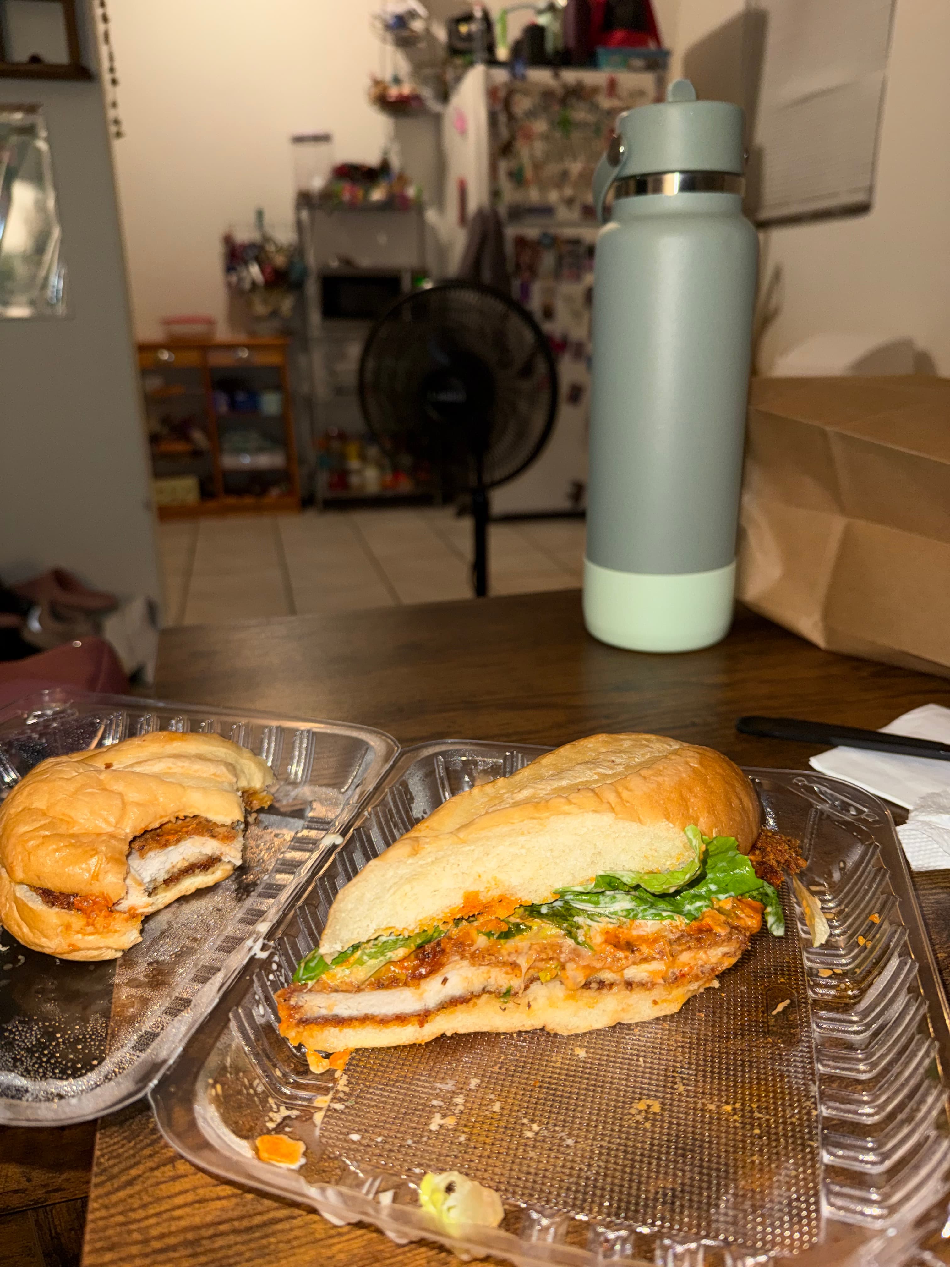 Spicy Vodka Chicken Cutlet Sandwich