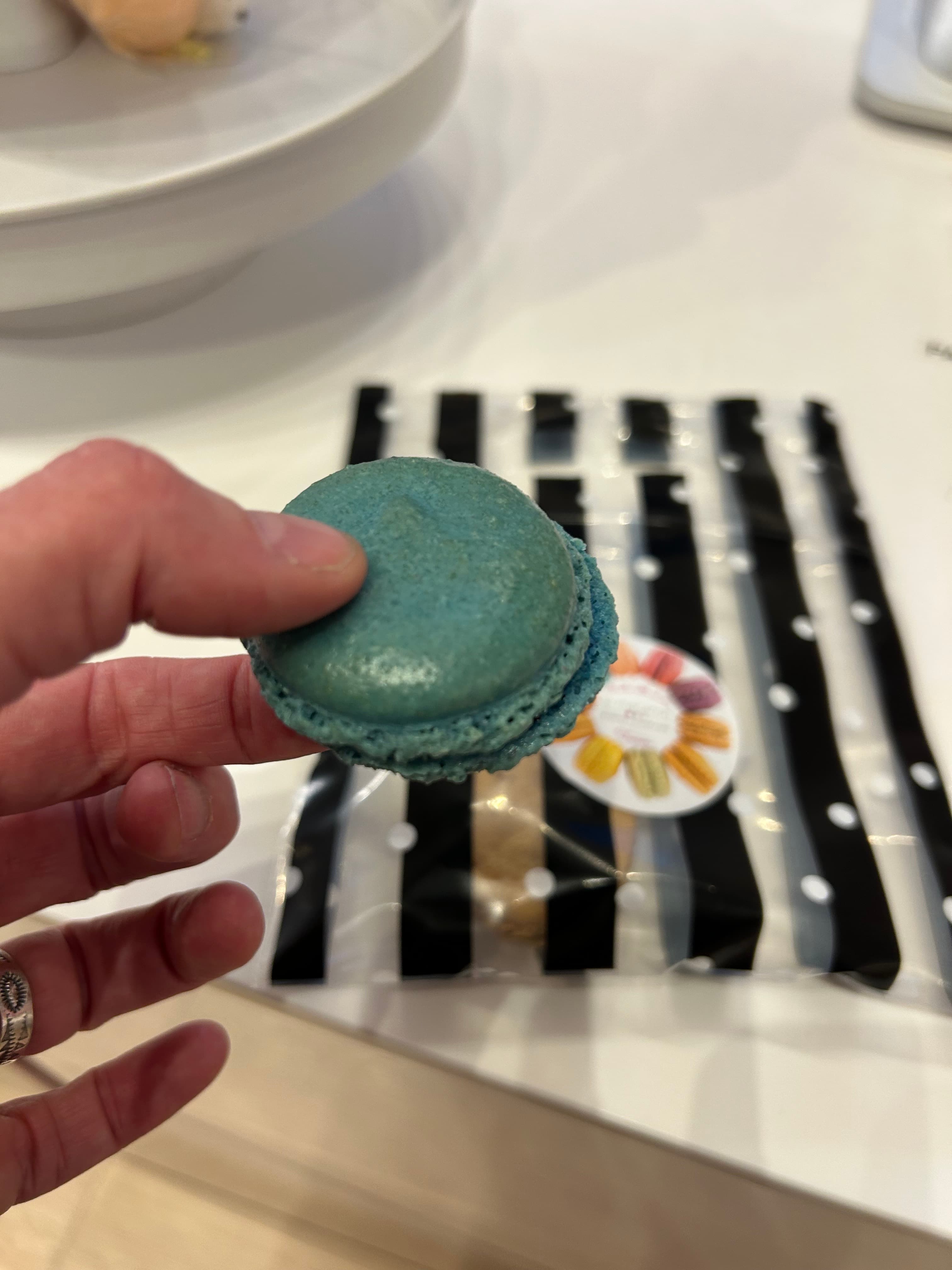 Cassis Black Currant Macaron