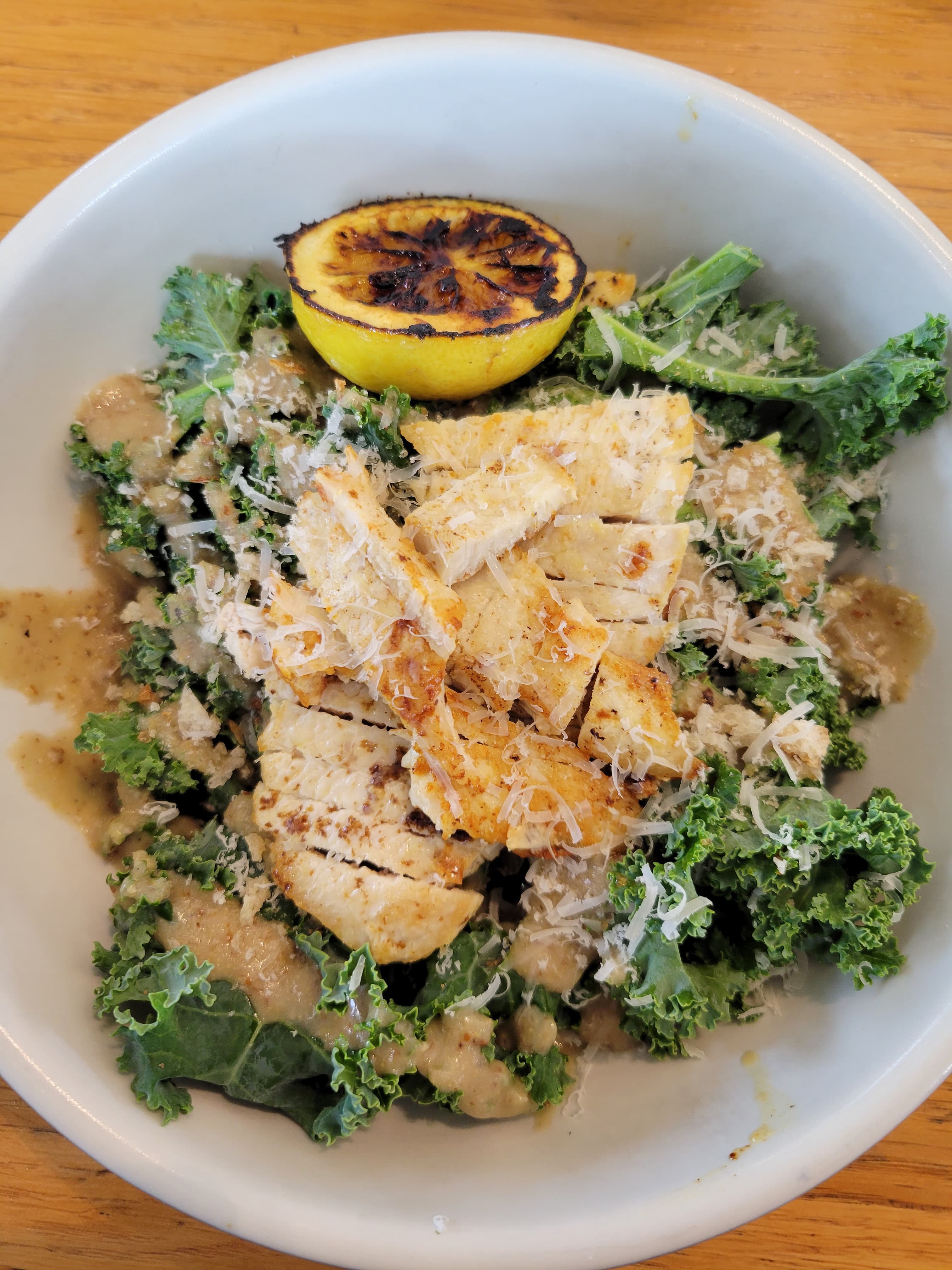 All Kale Ceasar with Chicken