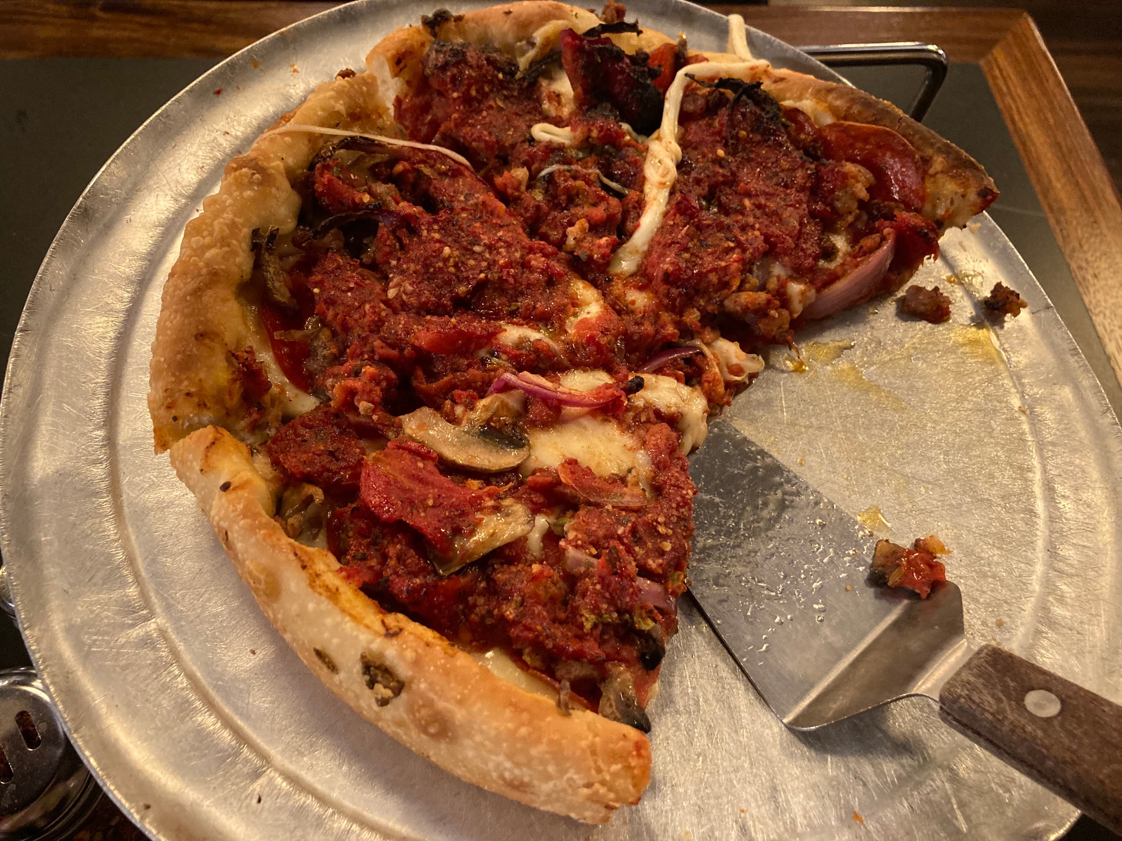 Custom Deep Dish Pizza