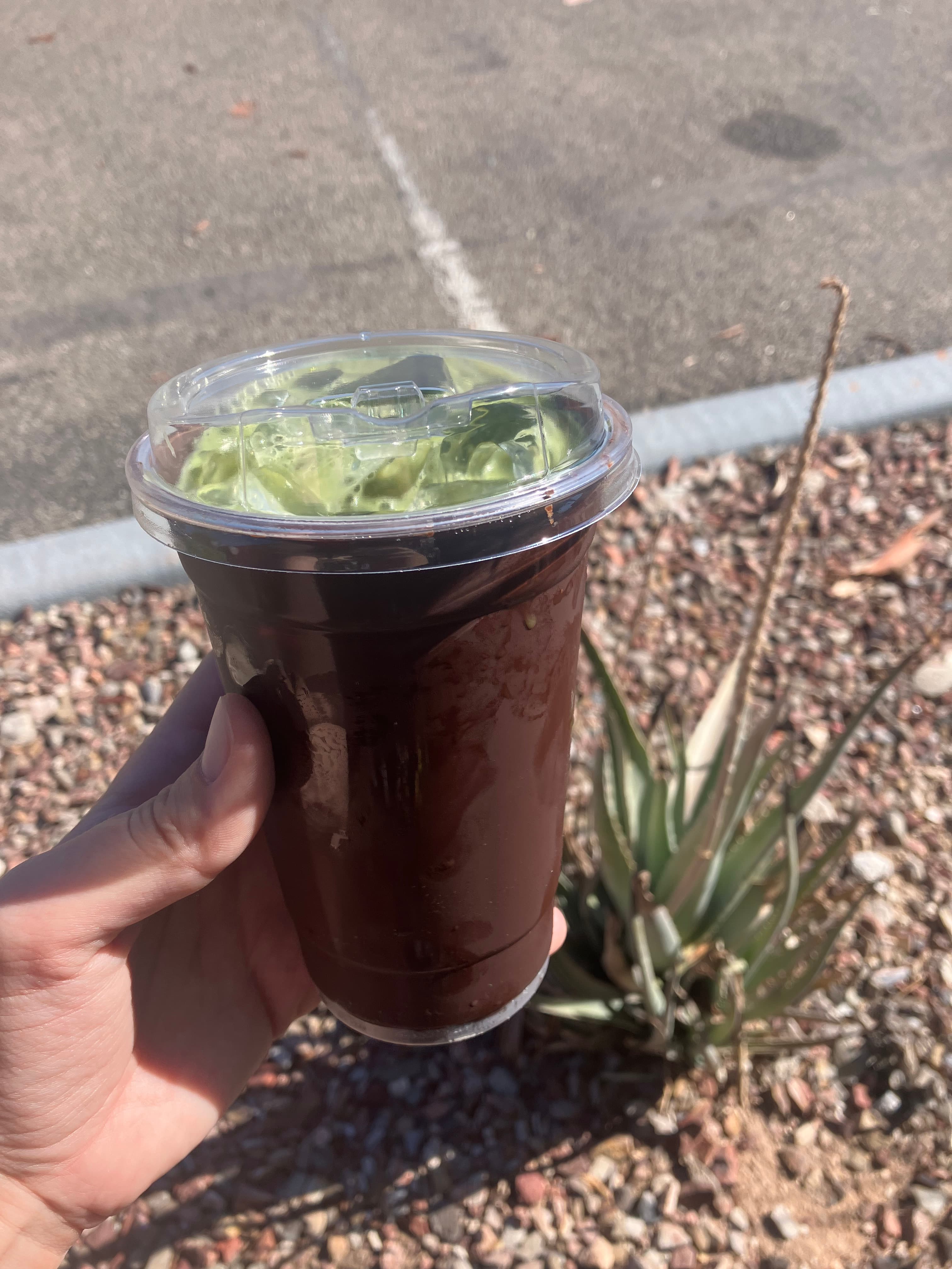 Cracking Strawberry Matcha