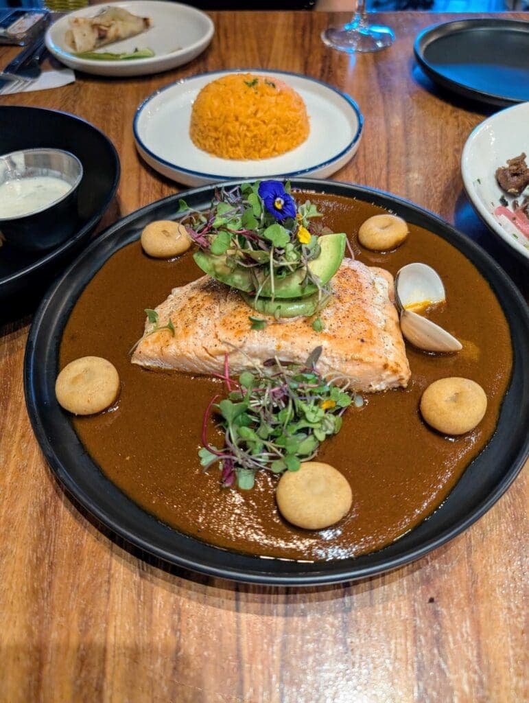 Salmon with Molé