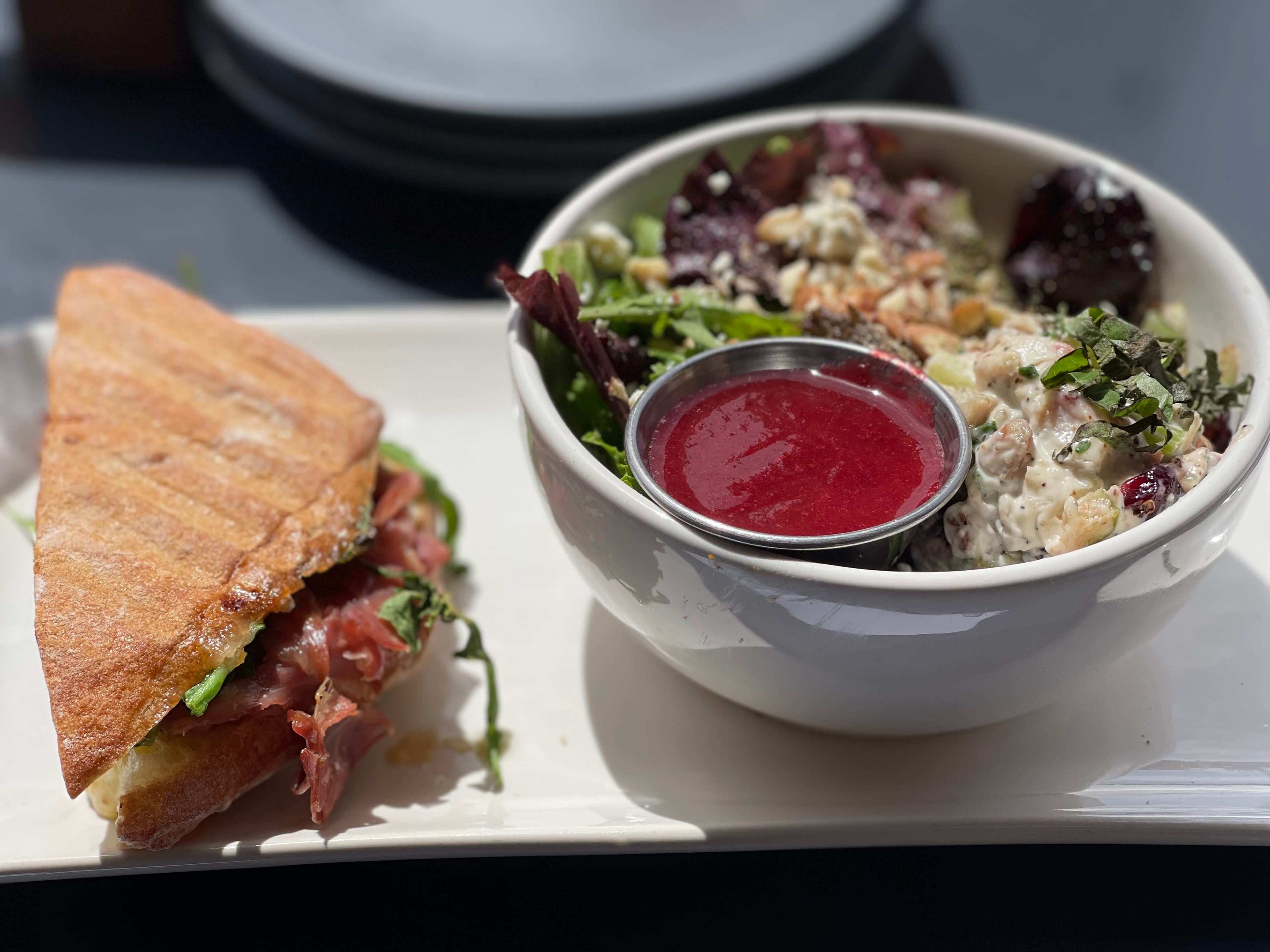 Panini with Salad
