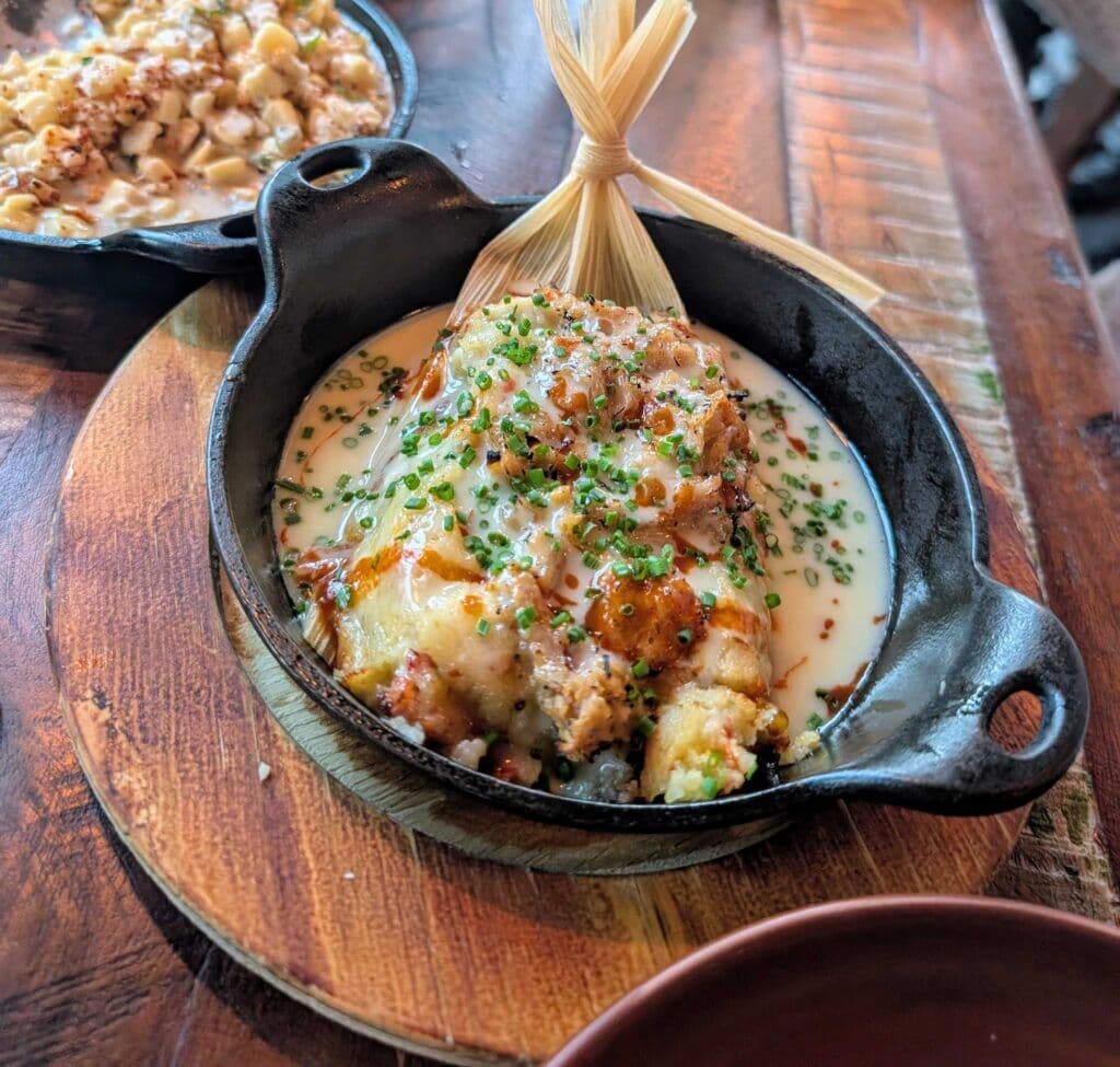 Lobster Tamalada and Oysters