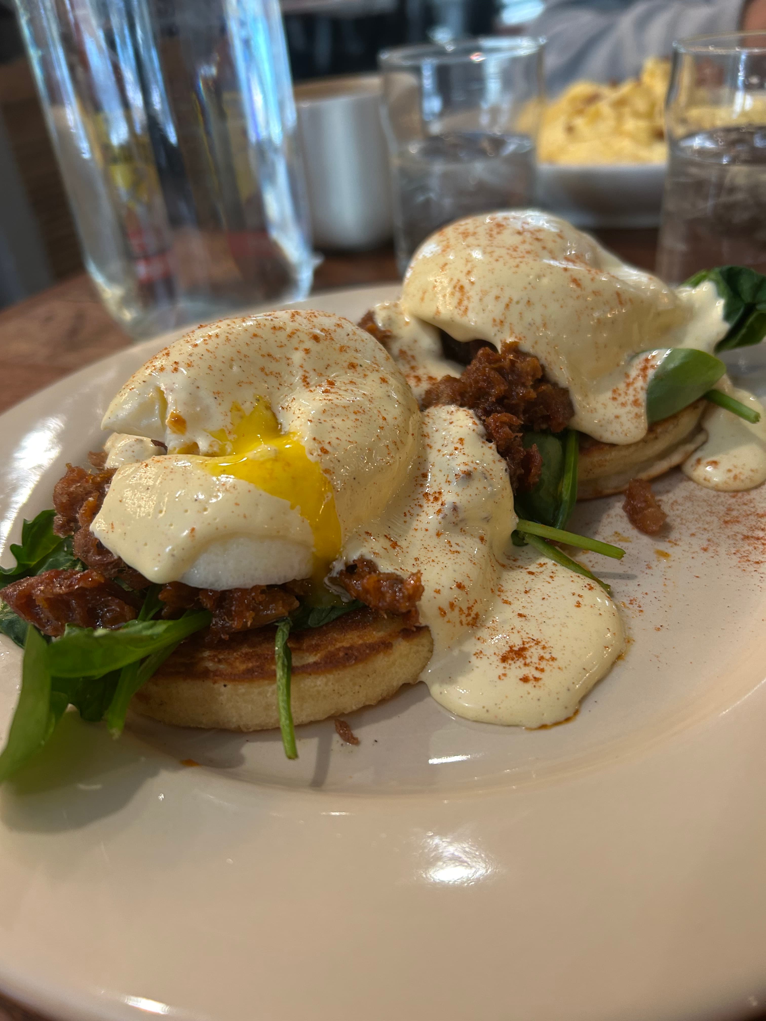 Honey-Chipotle Carnitas Benedict