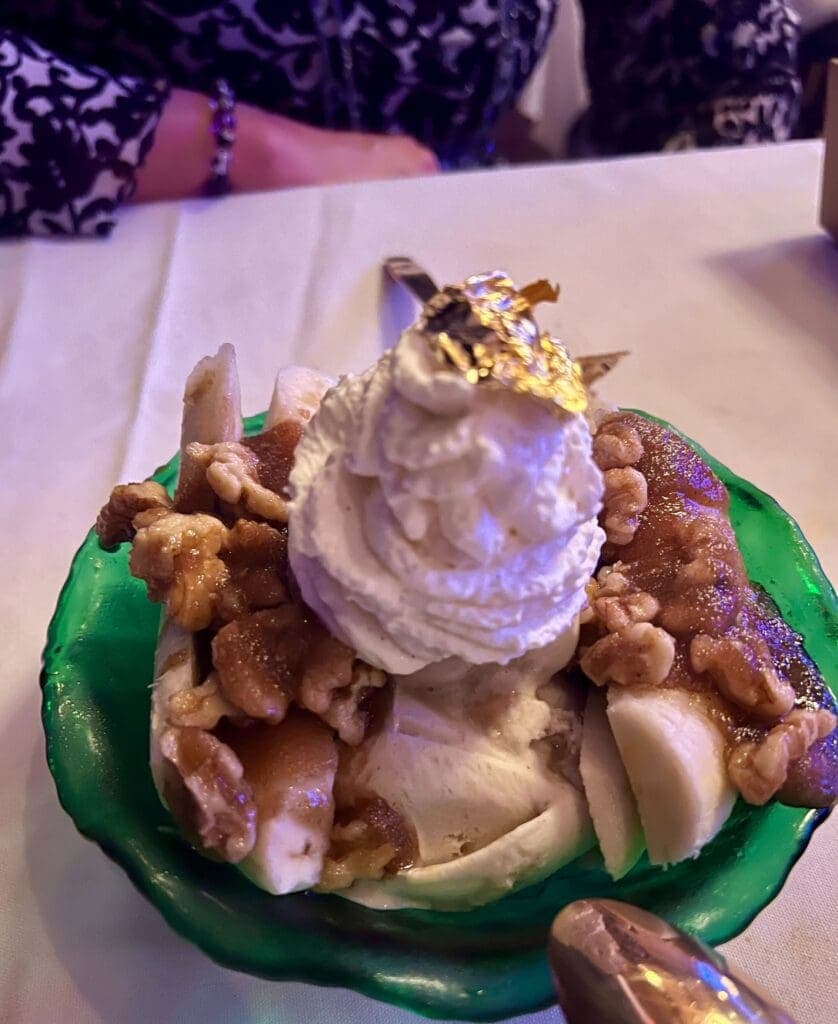 Bananas Foster Sundae Special