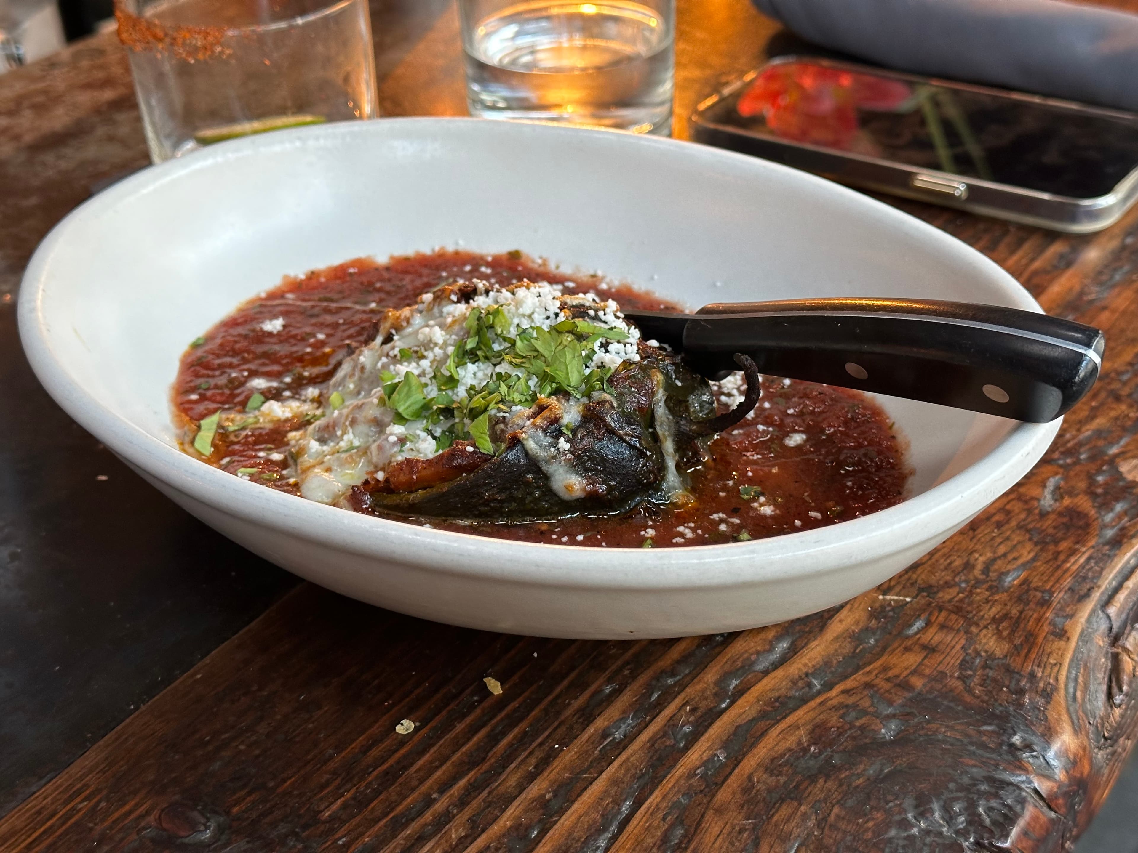 Braised Pork Chile Relleno