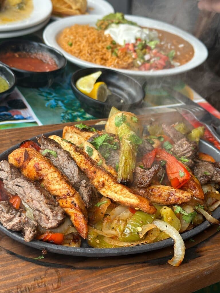 Steak and Chicken Fajitas