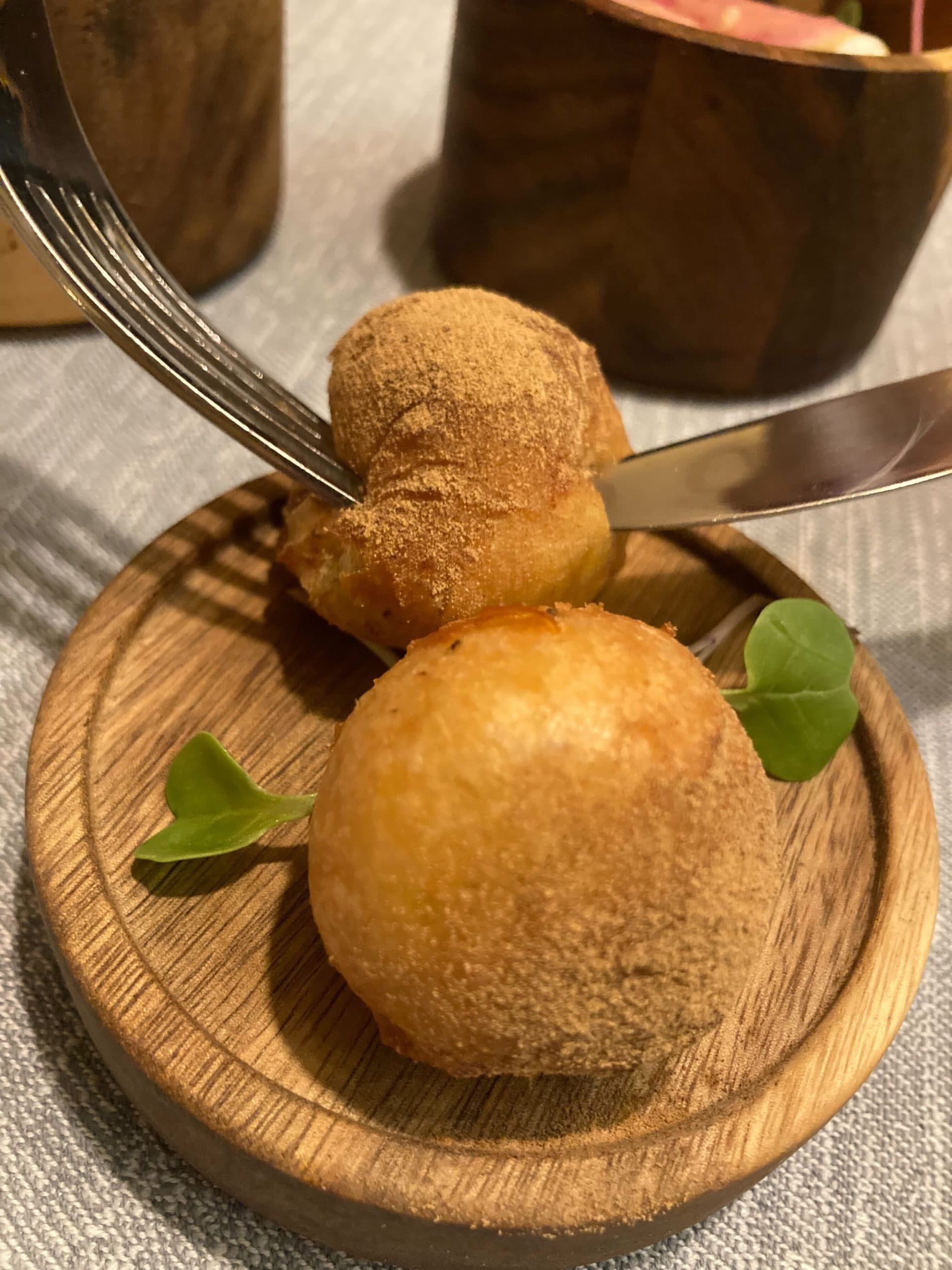 Fermented Pickle Mushroom and Bamboo Shoot Fritter