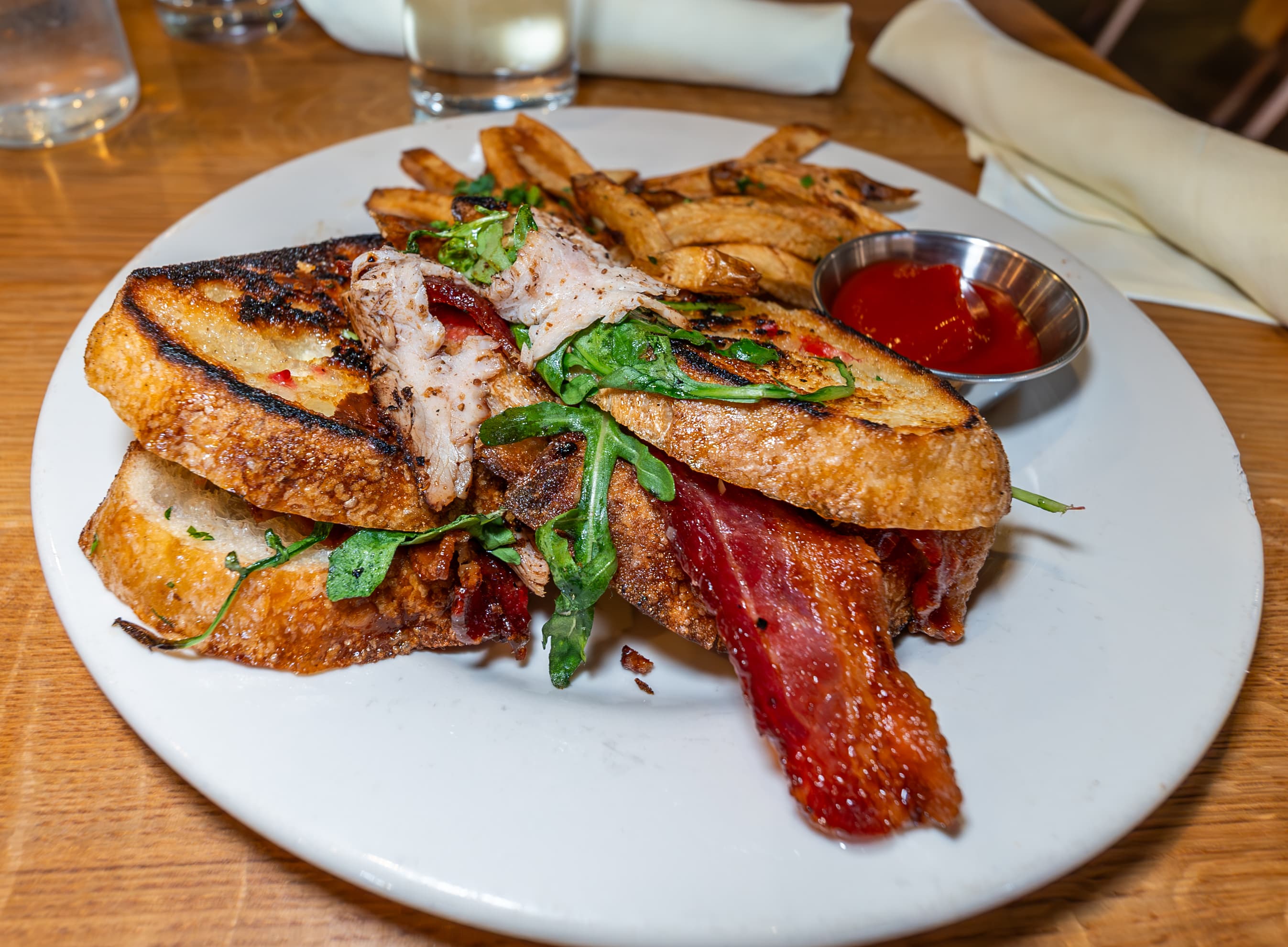 Turkey Pastrami Sandwich