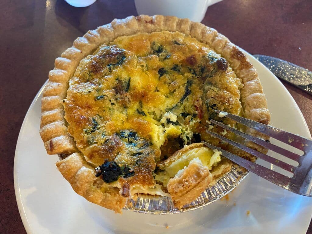 Spinach and Feta Quiche