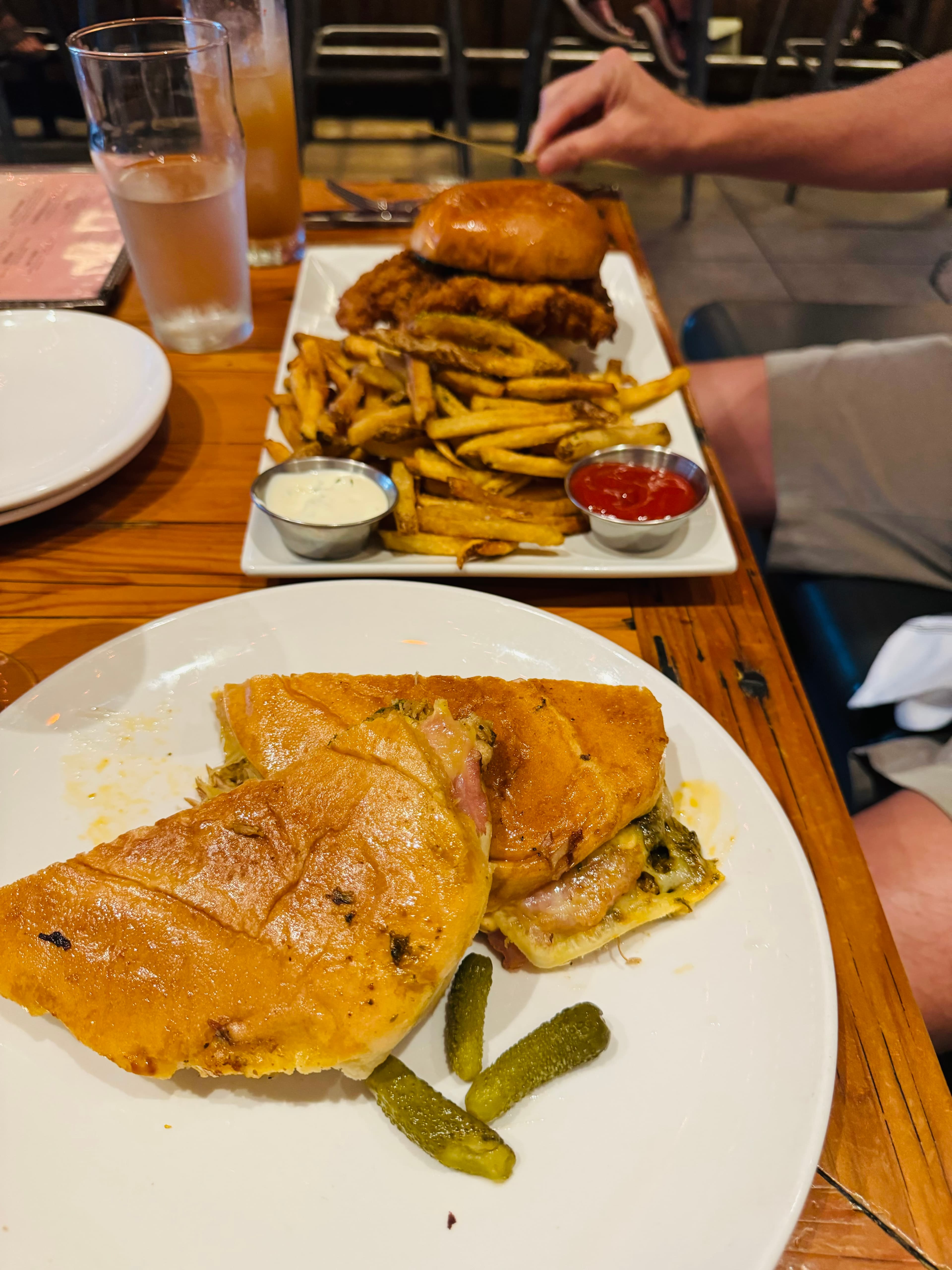 Cuban and Chicken Sandwiches