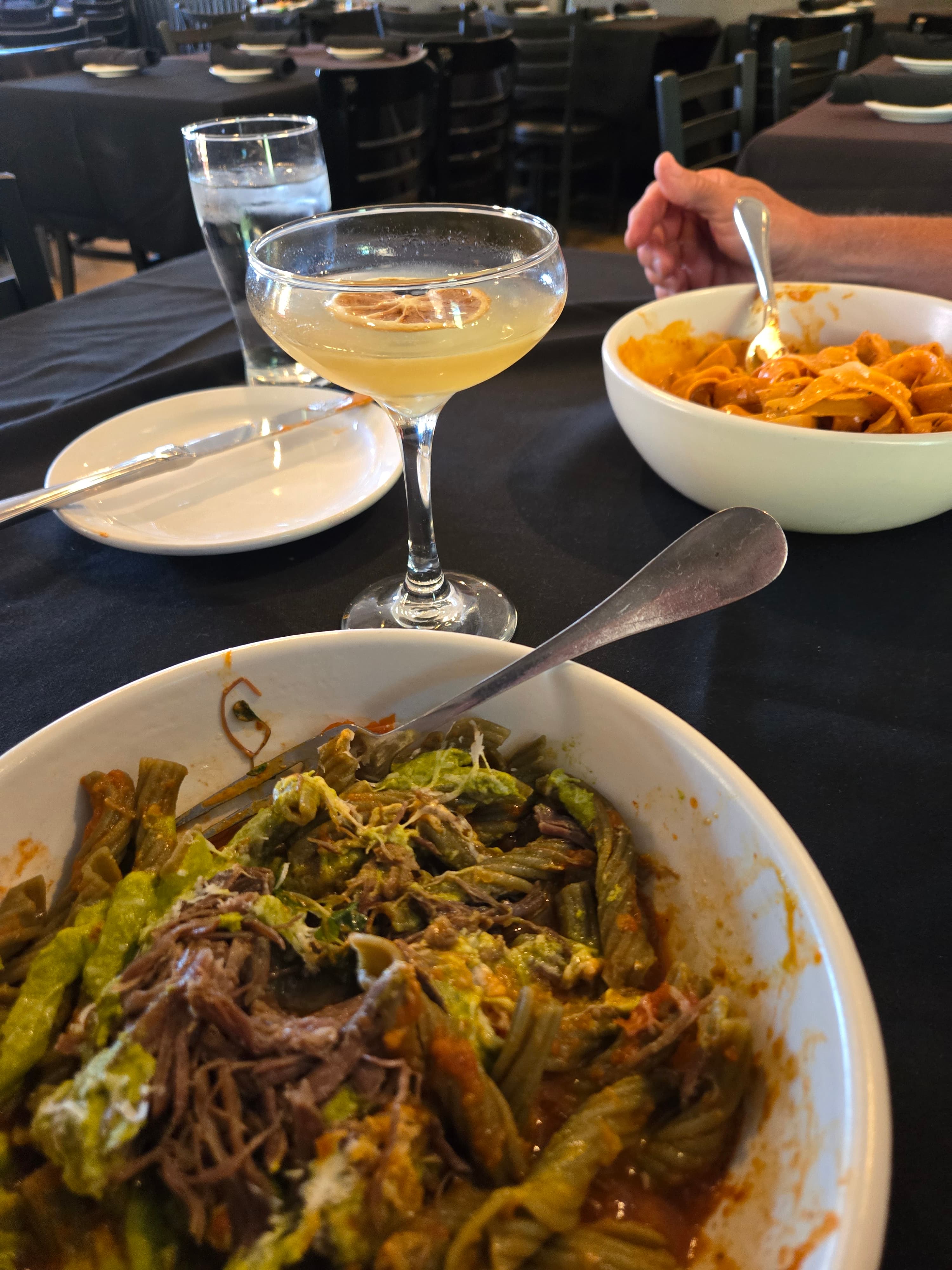 Green Chile Garganelli Bolognese
