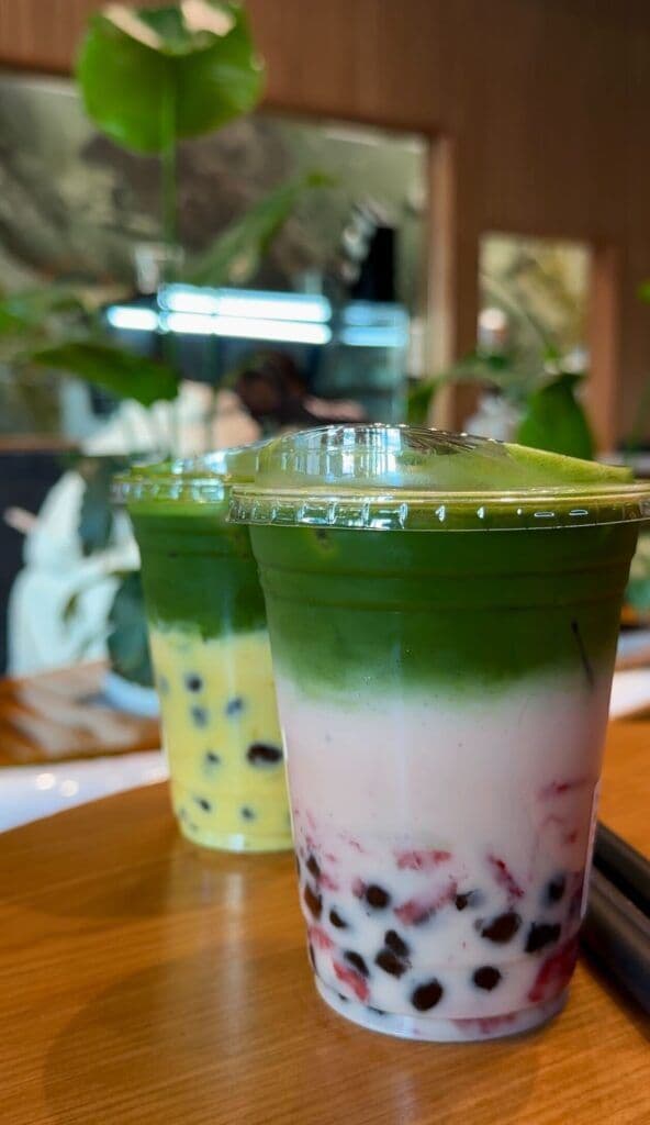 Strawberry Matcha Latte