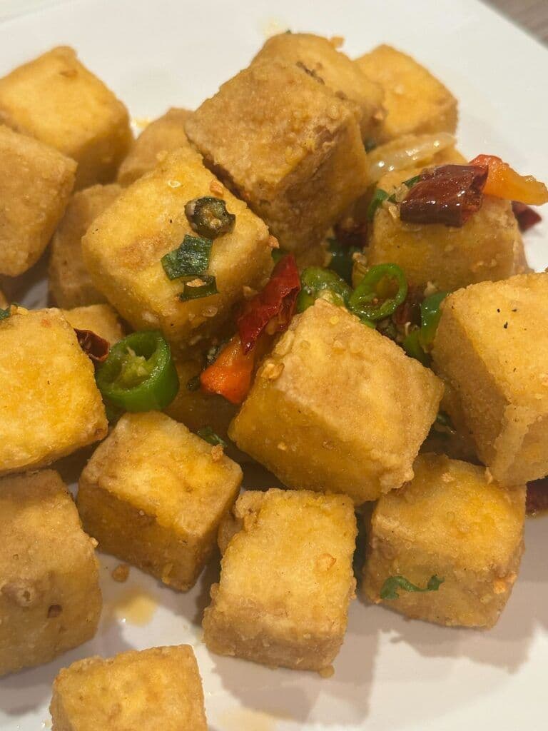 Spicy Salty Crispy Tofu
