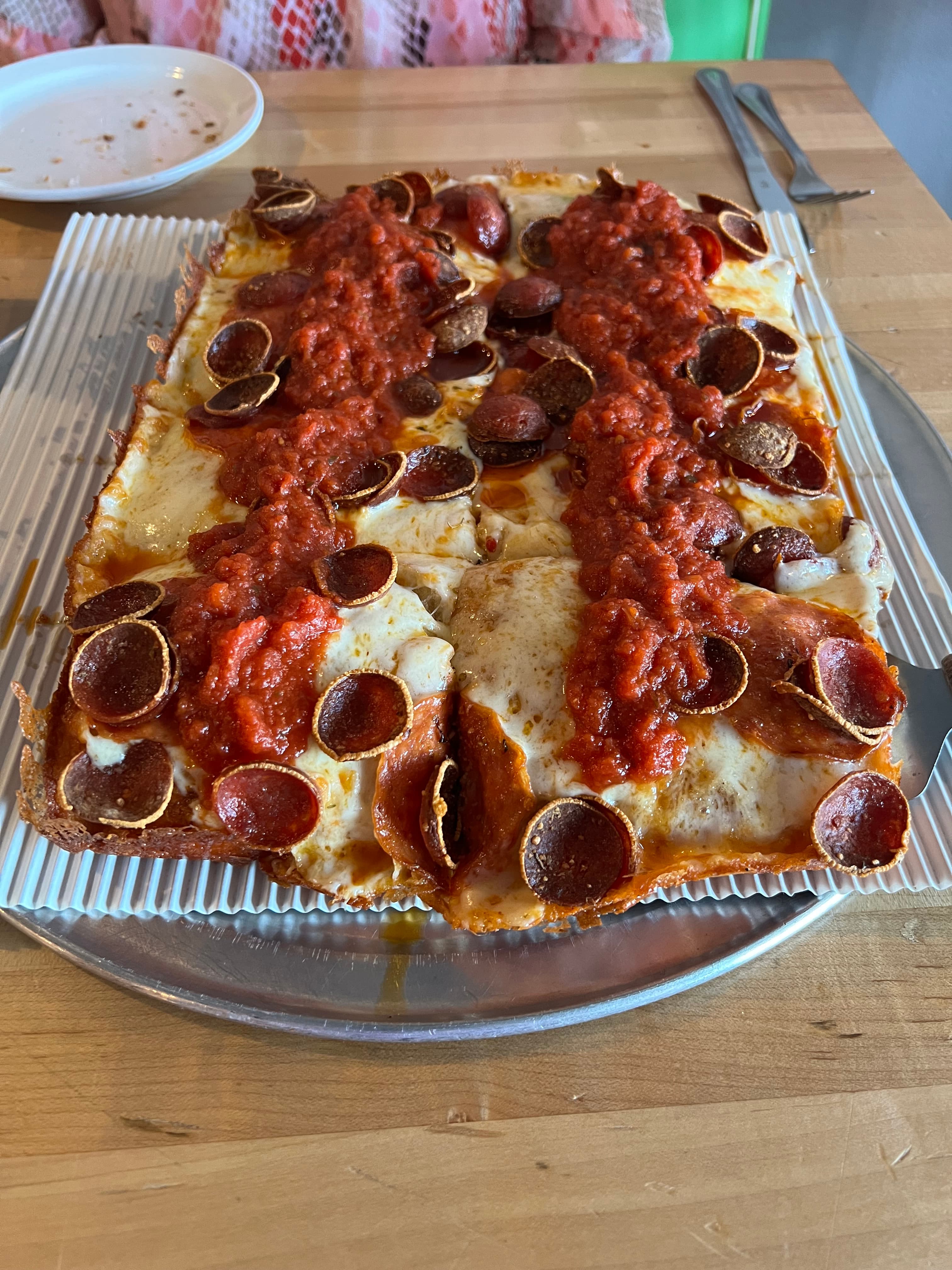 The Two Timers Detroit Style Pizza