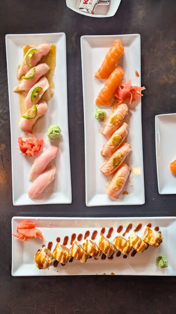 Yuzu Salmon Nigiri