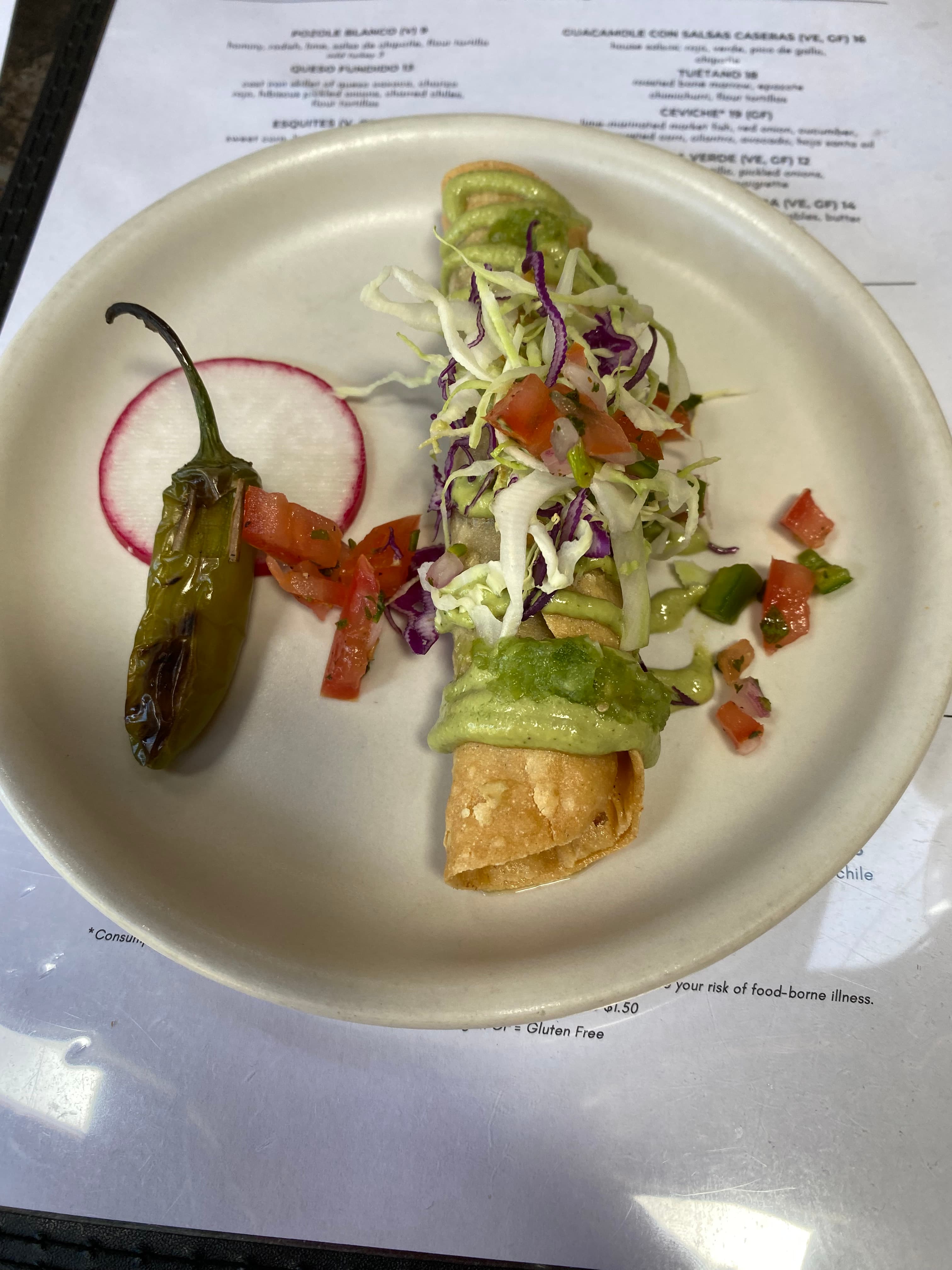 Short Rib Flauta