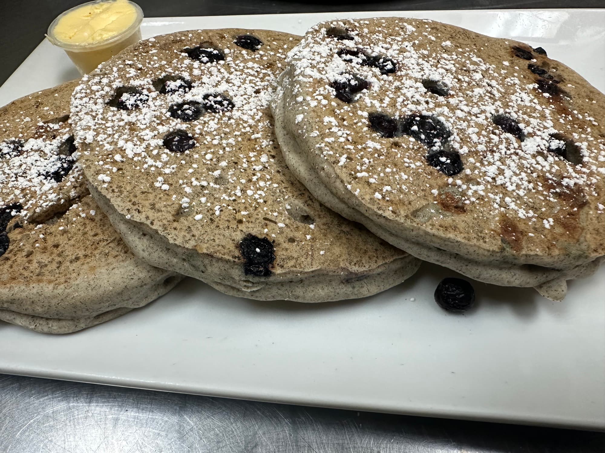 Blueberry Buckwheat Pancakes