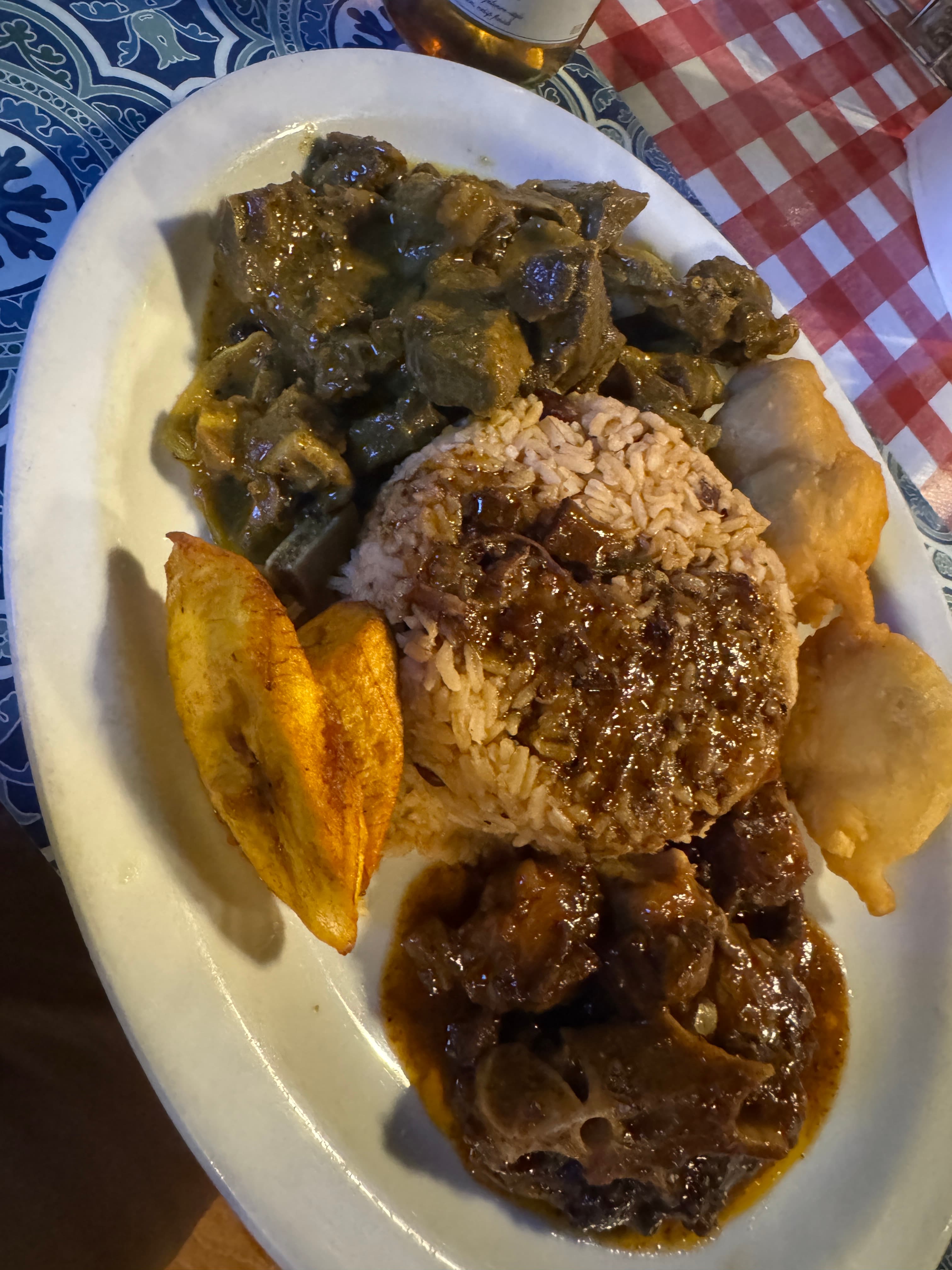 Goat and Oxtail Combo