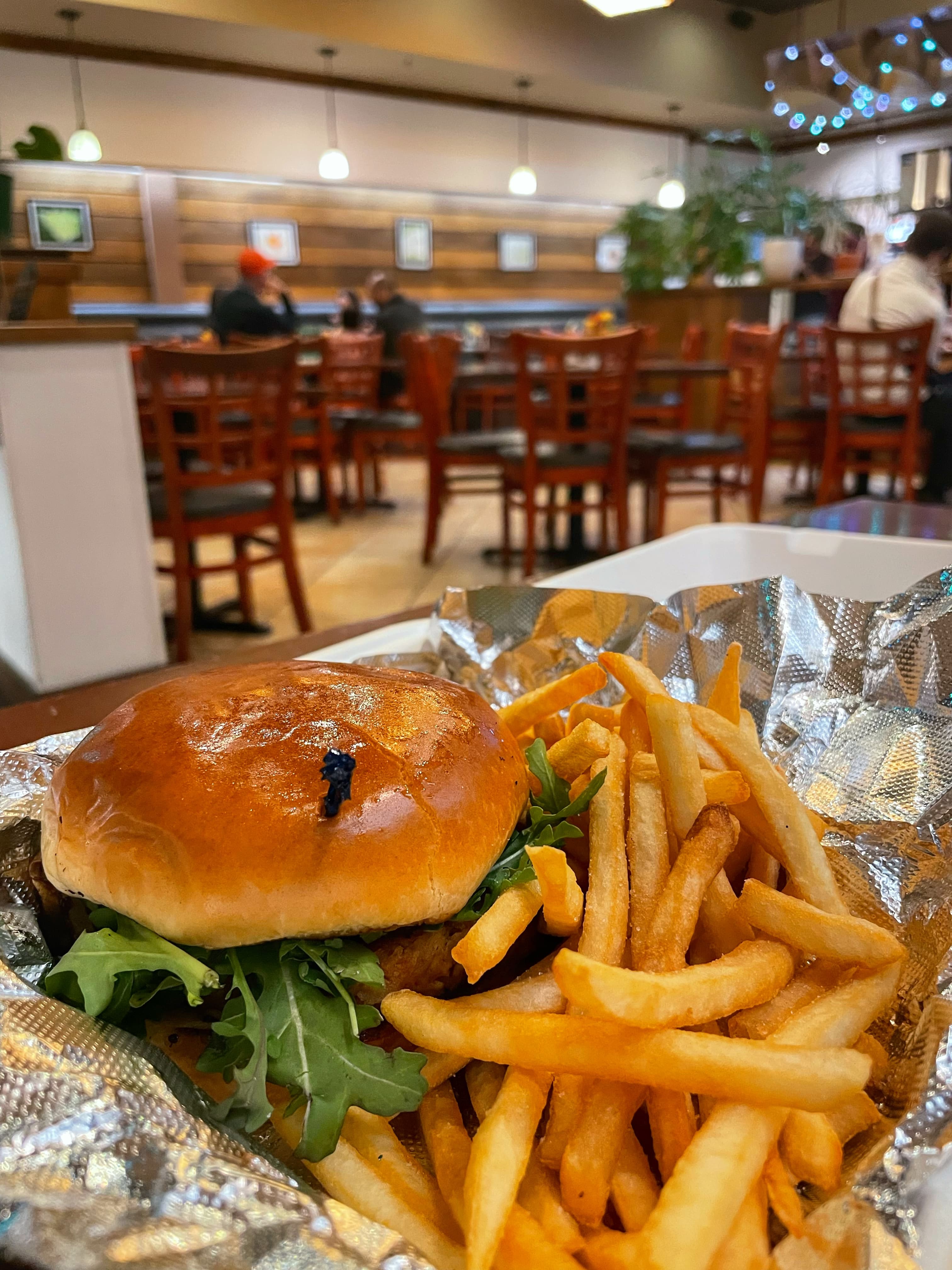 Garlic & Mushroom Burger