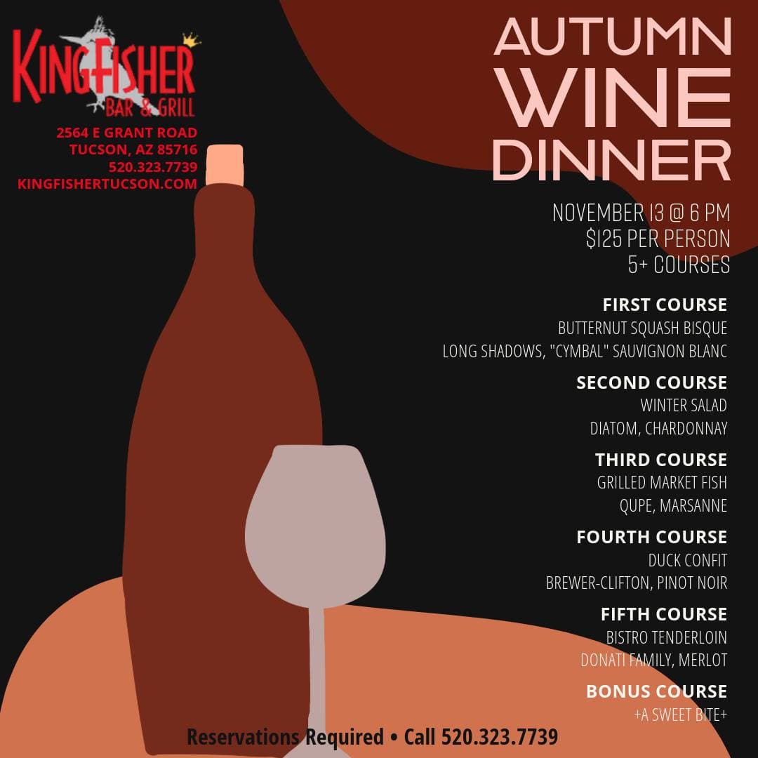 Autumn Wine Dinner