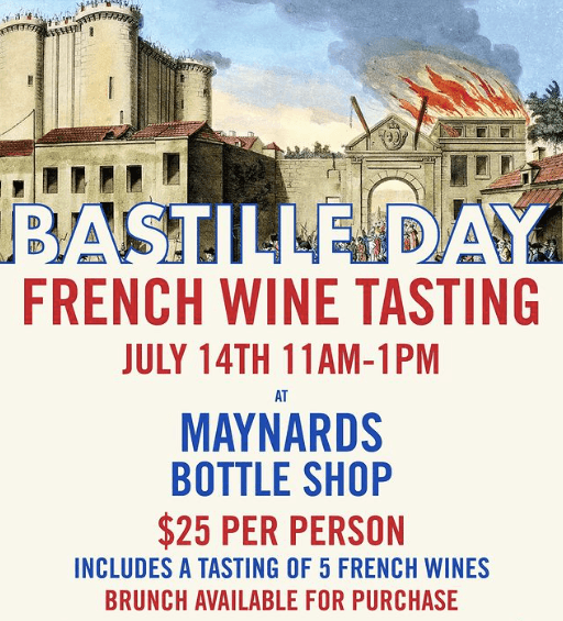 Bastille Day - French Wine Tasting