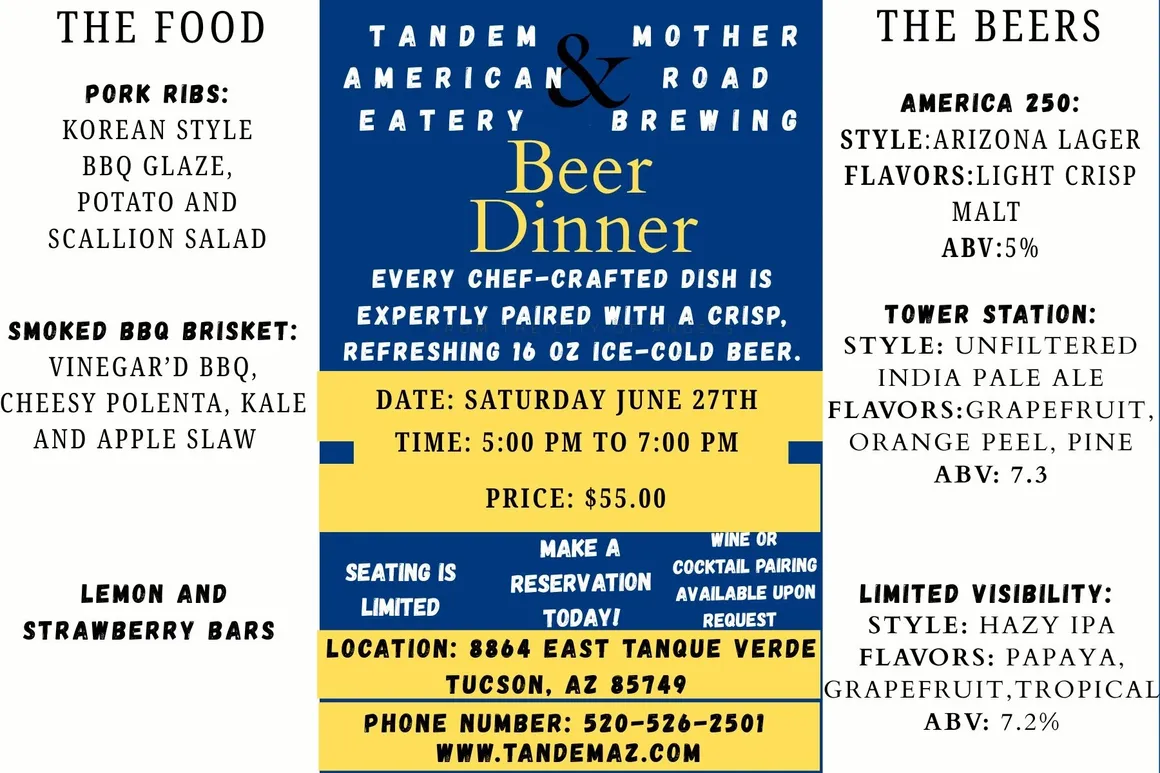 Beer Dinner