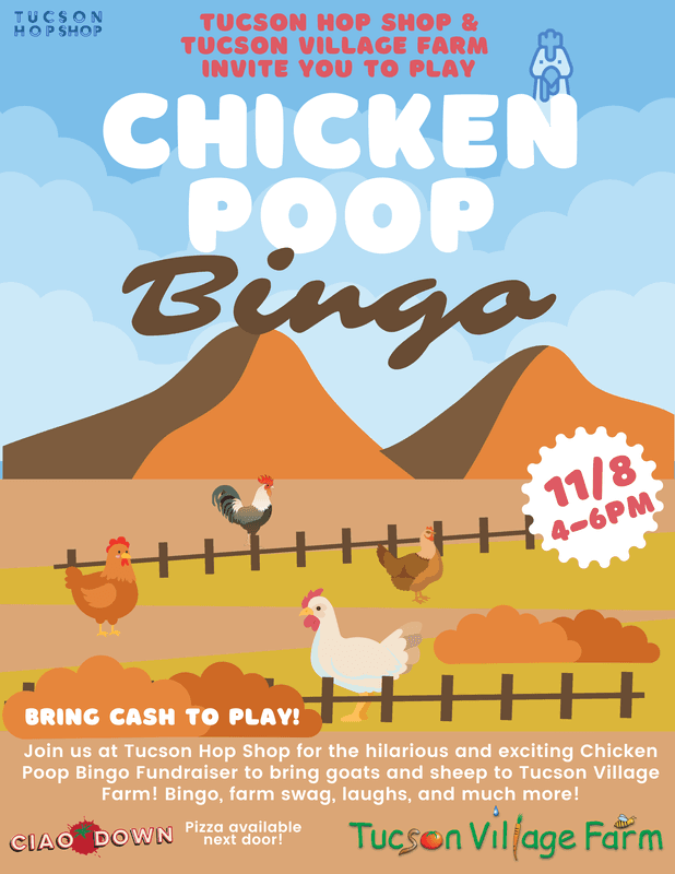 Chicken Poop Bingo