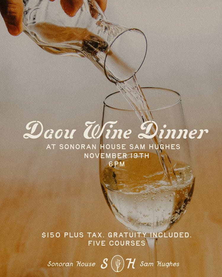 Daou Wine Dinner at Sonoran House Sam Hughes