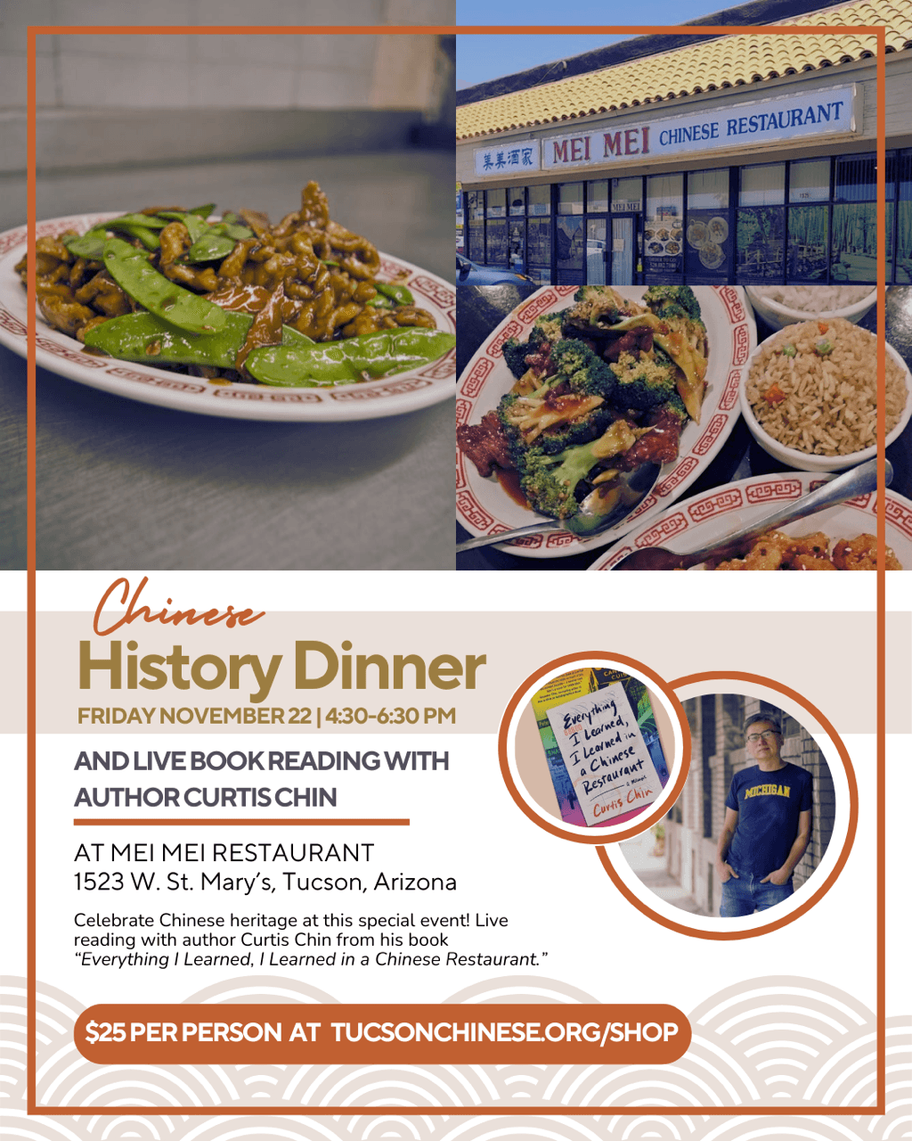 Dinner and Live Reading
