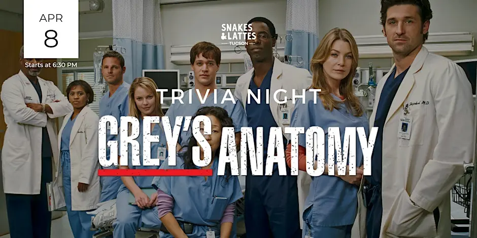 Grey’s Anatomy Trivia Night – Snakes & Lattes Tucson