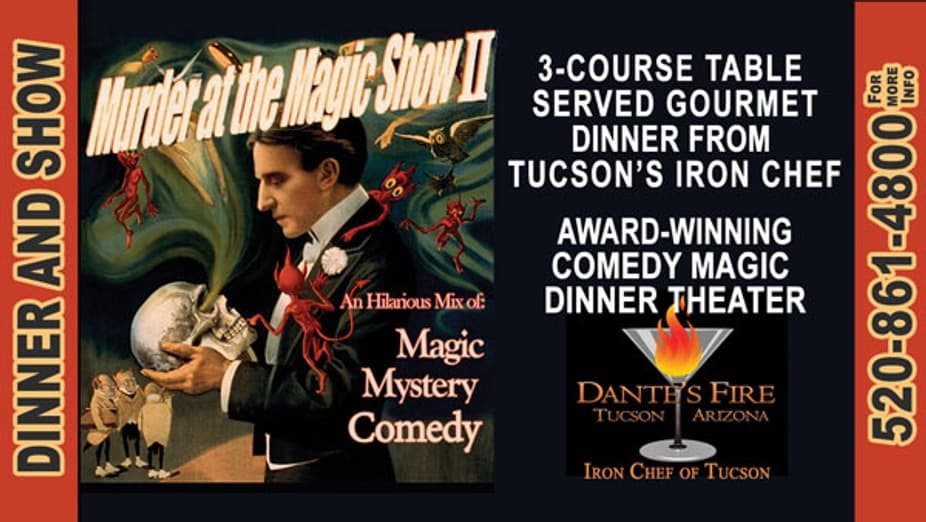 MAGIC & MYSTERY DINNER THEATER – “MURDER AT THE MAGIC SHOW II”