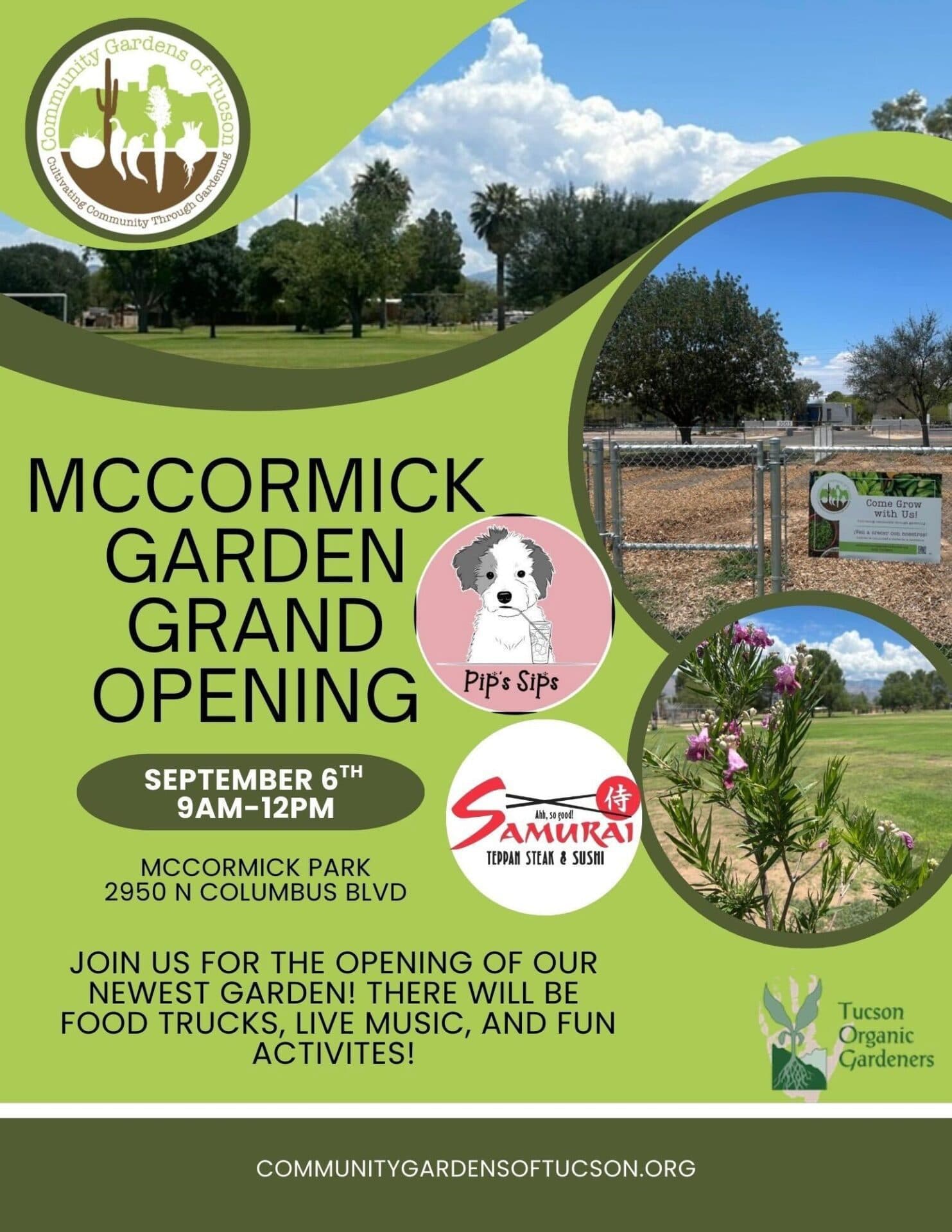 McCormick Garden Grand Opening