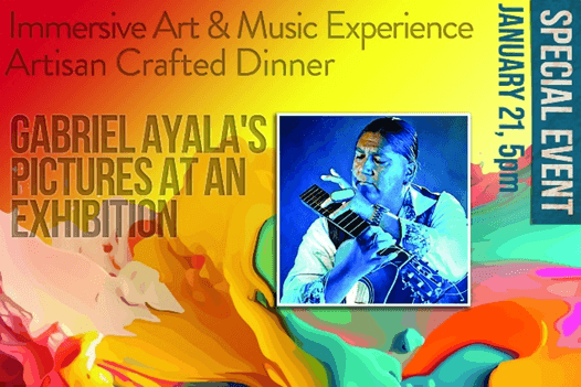 Pictures at an Exhibition Art and Music Experience with Gabriel Ayala at Corbett’s