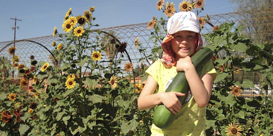 Plant and Play Family Day at Tucson Village Farm