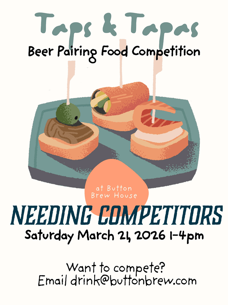 Taps & Tapas Beer Pairing Competition at Button Brew House