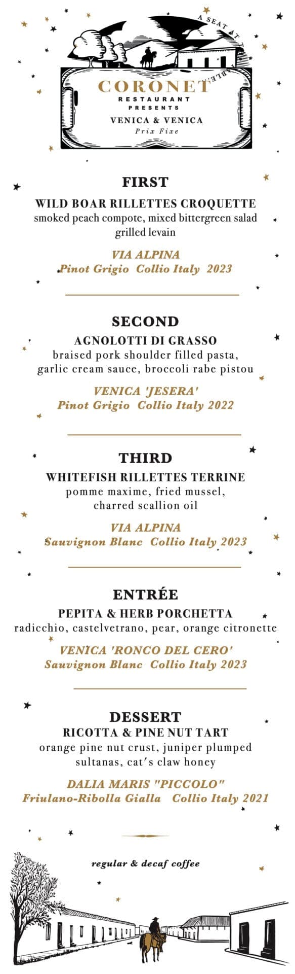 Venica & Venica Wine Pairing Dinner