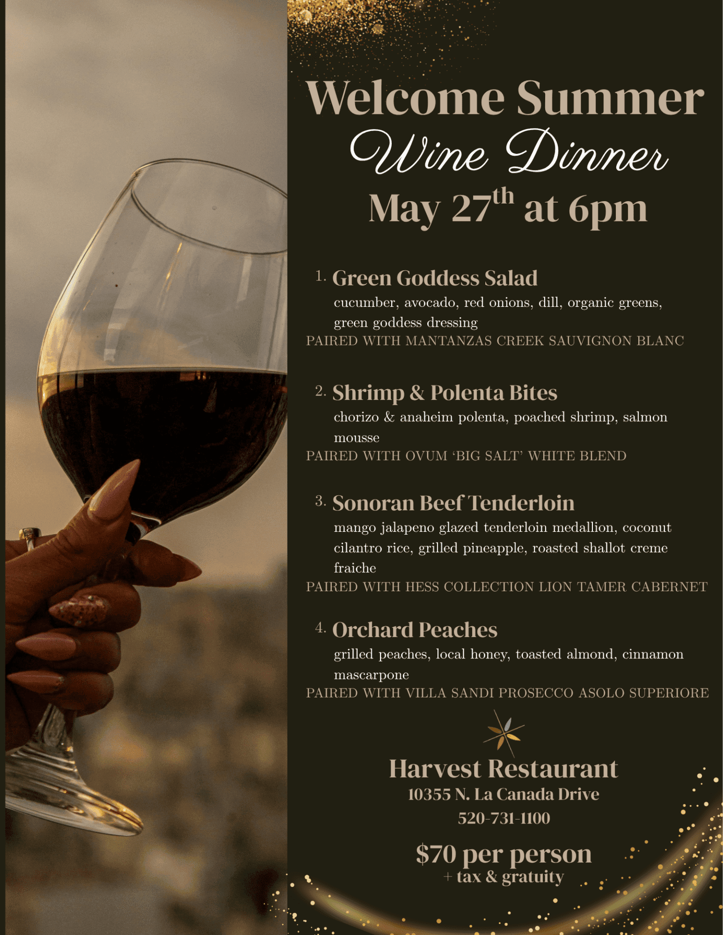 Welcome Summer Wine Dinner