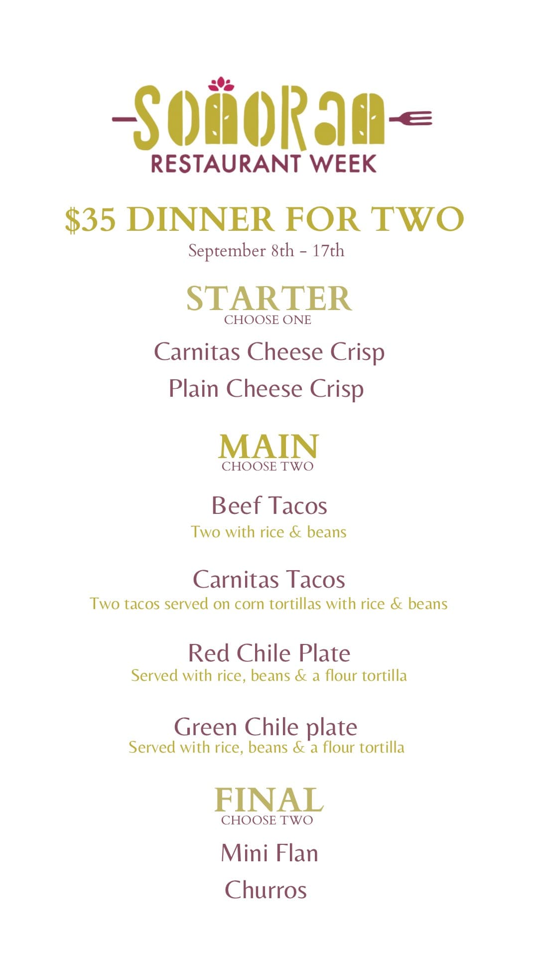 El Minuto SRW menu