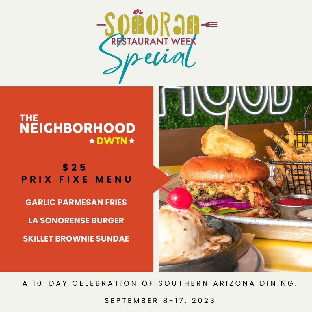 The Nighborhood SRW menu