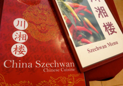 China Szechwan's Menus