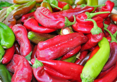 Fresh Chilies at Heirloom Farmers Markets