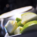 Fresh apples await a dipping at The Melting Pot in Tucson