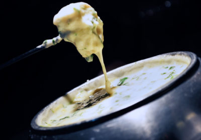 Spinach Artichoke Cheese Fondue at The Melting Pot in Tucson