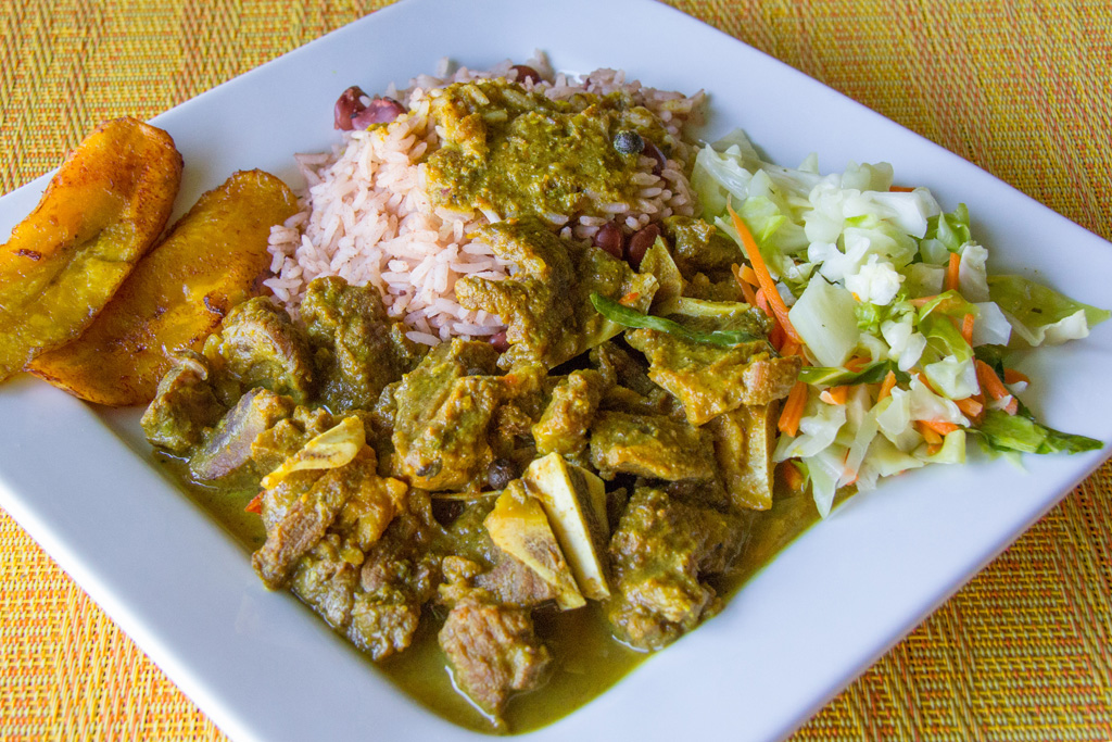 Curry Goat at CeeDee Jamaican Kitchen (Credit: Mark Navarro)